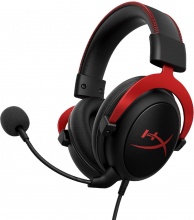 HP 4P5M0AA Cuffie Over-ear Gaming con Microfono e controlli sul Cavo Rosso