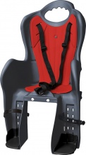 HTP Design ELIBAS P A Seggiolino Posteriore Bambini Bicicletta 9-22 Kg Antracite Elibas P
