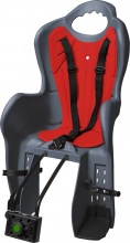 HTP Design ELIBAS T A Seggiolino Posteriore Bambini Bicicletta 9-22 Kg Antracite Elibas T