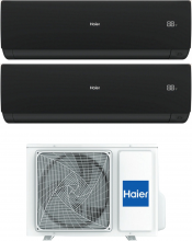 Haier AS35SBBHRA-MB+AS35SBBHRA+H2U18MAAOUT Climatizzatore Dual Split Inverter 12+12 A++A+ WiFi H2U18MAAOUT Sphera