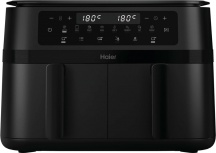 Haier HAF3AD 011 Friggitrice ad Aria 11 Litri 3000 Watt Doppio Cestello Nero