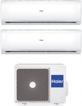 Haier HAS12TAAIN + HAS12TAAIN + H2U18TAAOUT Climatizzatore Dual Split Inverter 12+12 Btuh A+++A++ WiFi R32 H2U18TAA