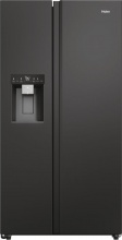 Haier HSW59F18EIPT Frigorifero Americano Side by Side 601 lt Cl E No Frost Nero