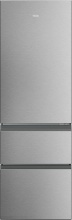 Haier HTR3618CNMG Frigorifero Combinato 3 Porte 360 Lt Classe C No Frost Argento