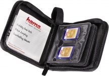 Hama 00095980 Custodia per Memory Card in Ecopelle colore Nero