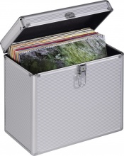 Hama 181435 Valigetta porta LP Silver 50 posti