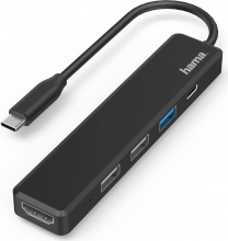 Hama 200117 HUB USB Type C con HDMI