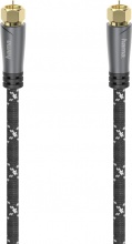 Hama 00205077 Cavo coassiale 1,5 m SAT 120 dB colore Nero