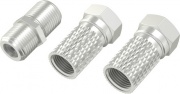 Hama 205203 Set Adattatori SAT M e FF Dimensioni 6,5 mm