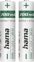 Hama 223525 Batteria Ricaricabile Ministilo AAA da 700mAh