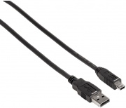 Hama 39074201 Cavo USB 2.0 A plug mini B plug B5 pin Mini-USB BUSB A 1,8 m Nero 7074201