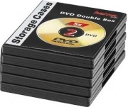 Hama 51294 Set custodie CD e DVD Conf.5Cust.DVD Doppie Nero