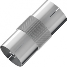 Hama Adapter|00205220 Adattatore antenna Fantenna F coassiale corpo in Metallo 00205220