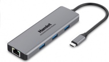 Hamlet HDKC-PD200 Replicatore di Porte per Notebook Cablato USB Type-C Grigio