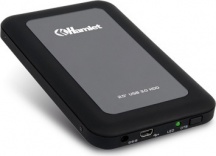 Hamlet HXD25U3MBK Box Esterno SATA 2.5 per Hard Disk  SSD USB 3.0 Nero