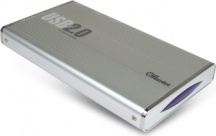 Hamlet HXD2CCUU Box Esterno SATA 2.5 per Hard Disk  SSD USB 2.0 Argento