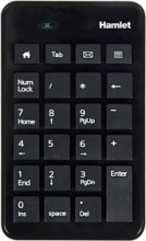 Hamlet XKPADUBK Tastierino Numerico USB 2.0 colore Nero