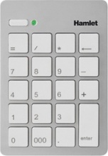 Hamlet XKPADUSV Tastierino Numerico USB 2.0 colore Argento