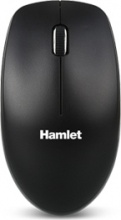 Hamlet XMICERF-24GS Mouse universale wireless e USB Ambidestro Ottico 1000 DPI