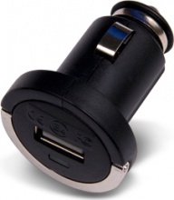 Hamlet XPW1224U Caricabatterie USB Auto presa Accendisigari Nero  Ghost Charger