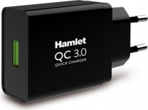 Hamlet XPWCU118QC Caricabatterie per Dispositivi Mobili Nero Interno