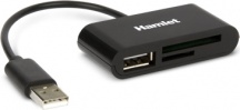 Hamlet XZR101UA Lettore di Schede USB 2.0 Card Readers Nero