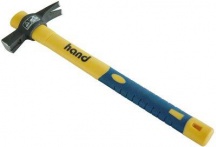 Hand 4997i5043 Martello Carpentiere Manico Fibra Acciaio Forgiato Sm.mm 25x34