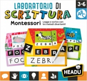 Headu IT23578 Laboratorio Di Scrittura Montessori per Bambini da 3+
