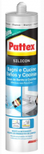 Pattex 1495043 Silicone acetico Bianco Sigillante per Bagno e Cucina 290 ml