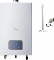 Hermann 0010024256 Scaldabagno a Gas Metano Camera Stagna Istantaneo 17L Opalia F 171 LRT