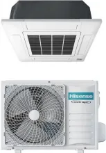 Hisense ACT26UR4RCC8 + AUW26U4RS8 + PE-QEA-LD Climatizzatore a Cassetta 9000 Btu + Comando Wireless ACT26UR4RCC8 Turbo