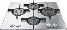 Hotpoint Ariston FTGHL 641 DIXHA Piano cottura 4 Fuochi incasso a gas 60 cm Inox FTGHL641DIX