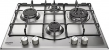 Hotpoint Ariston PCN 643N TIXHA Piano Cottura 4 Fuochi a Gas 60 cm Inox