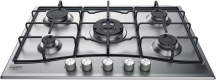 Hotpoint Ariston PCN 753N TIXHA Piano Cottura 5 Fuochi Gas 75 cm Inox