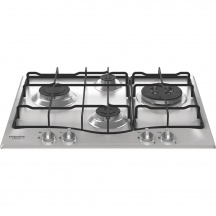 Hotpoint Ariston PCN R643N TIXHA Piano Cottura 4 Fuochi a Gas 59 cm Inox