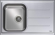 Hotpoint Ariston SC 79W1 (X) HA Lavello Cucina Incasso 1 Vasca Gocciolatoio 79 cm Inox SC79W1X