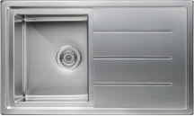 Hotpoint Ariston SK 8610W1 (X) HA Lavello Cucina Incasso 1 Vasca Gocciolatoio 86cm Inox SK8610W1X