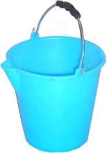 I.C.S. 24060 Secchio Polietilene Con Becco Azzurro lt 6
