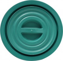 I.C.S. 480076V Coperchio Per Bidone Immondizia Sovrapponibile Per Lt. 75 Verde