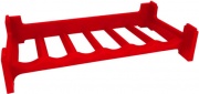 I.C.S. M31206 Cantinetta portabottiglie 6 posti in Plastica Rosso
