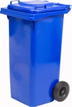 I.C.S. PATTUMIERA 120 BLU Pattumiera Bidone Rifiuti plastica ruote Capacit� in litri 120 colore Blu