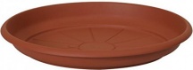 I.C.S. R30020 Sottovaso Tondo in Plastica � cm. 20x2,8 h - Erica -  24 pz