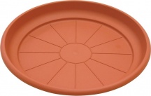I.C.S. R30033 Sottovaso Tondo in Plastica � cm. 33x4,5 h - Erica