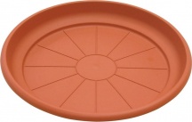 I.C.S. R30080 Sottovaso Tondo in Plastica � cm. 80x7,3 h - Erica