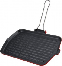 ILSA 0205I230GBS Dietella Bistecchiera in Ghisa Smaltata 23x36 cm per Induzione