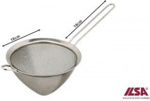 ILSA 14270160 Colino Conico a Rete cm 16 Acciaio 18 10
