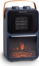 INNOLIVING INN-582 Termoventilatore Elettrico Oscillante Effetto Caminetto Blu