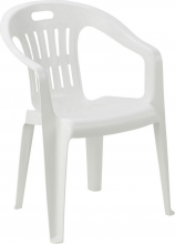 IPAE PROGARDEN PIONA-VERDE Sedia per Esterni Impilabile Polipropilene 56x55x78 Verde Piona