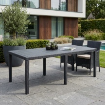 IPAE PROGARDEN PS361 Tavolo da Giardino Allungabile 150-220x90x72 cm Bianco Queen