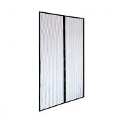 IRS ZM2144025018 Zanzariera In Poliestere con Magneti Per Porta cm 140x250 Nero